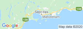 Sept Iles map